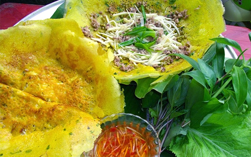 Bánh xèo ốc gạo