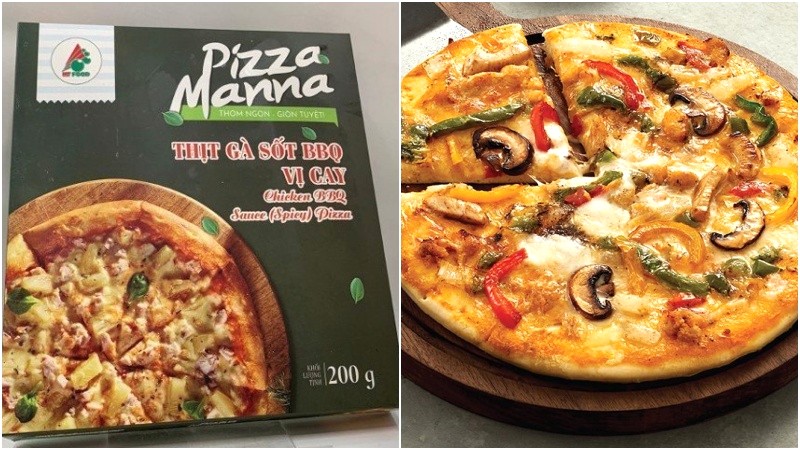 Pizza Manna thịt gà sốt BBQ