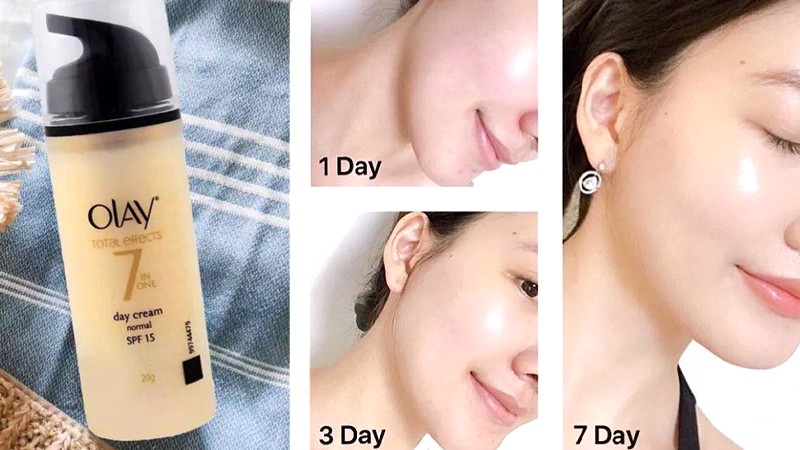 Làn da rạng rỡ, tươi trẻ hơn với Olay Total Effects 7 in 1.