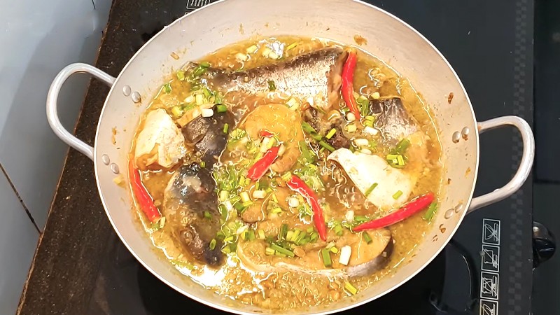 Thành phẩm cá tra kho tương hột