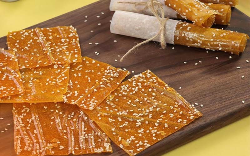 Bánh tráng xoài dẻo thơm chua ngọt