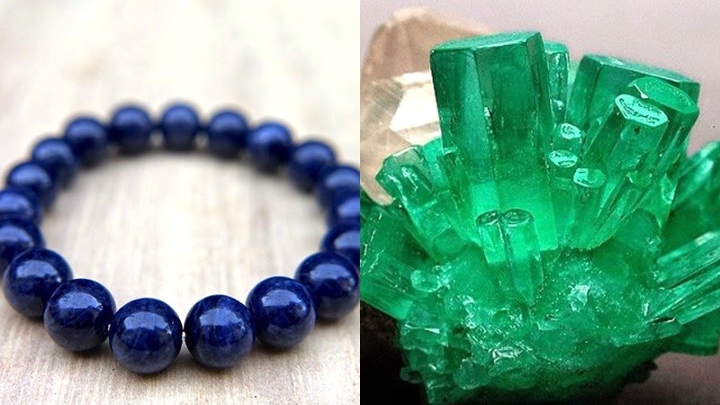 Sapphire (trái), Emerald (phải).