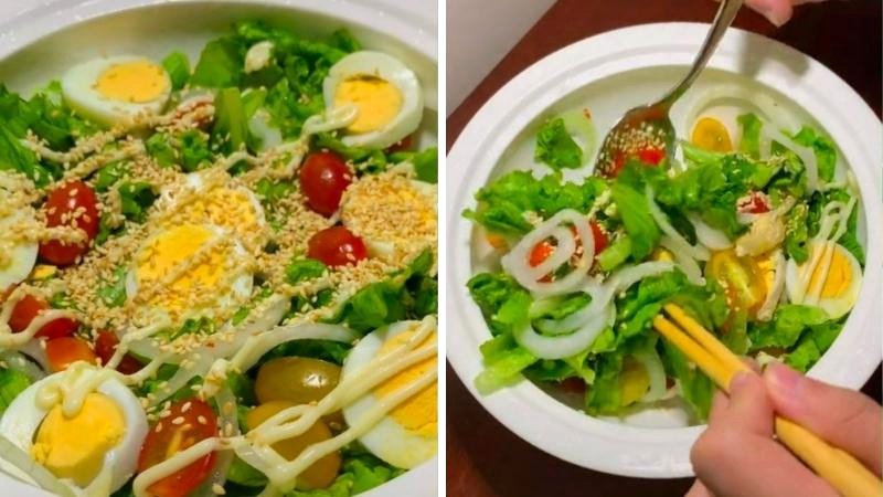 Salad dầu giấm ngon, bổ, dễ làm tại nhà.