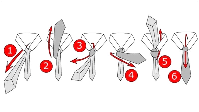 Hướng dẫn thắt cà vạt kiểu Pratt Knot.