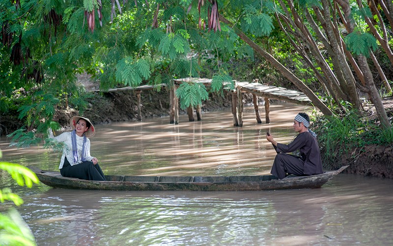 Chèo thuyền nông trại