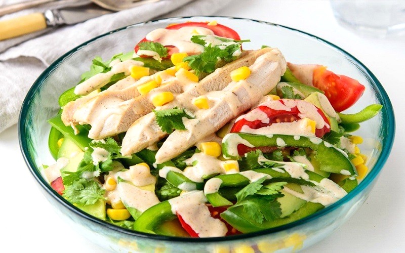 Salad ức gà