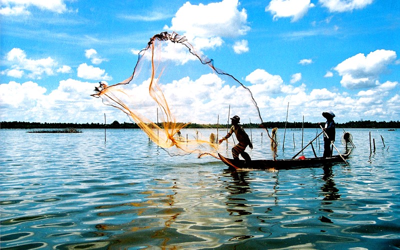 Sông nước hữu tình đầm Thị Tường.