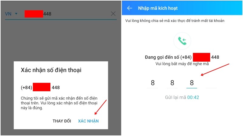 Đăng ký Zalo Web bằng điện thoại