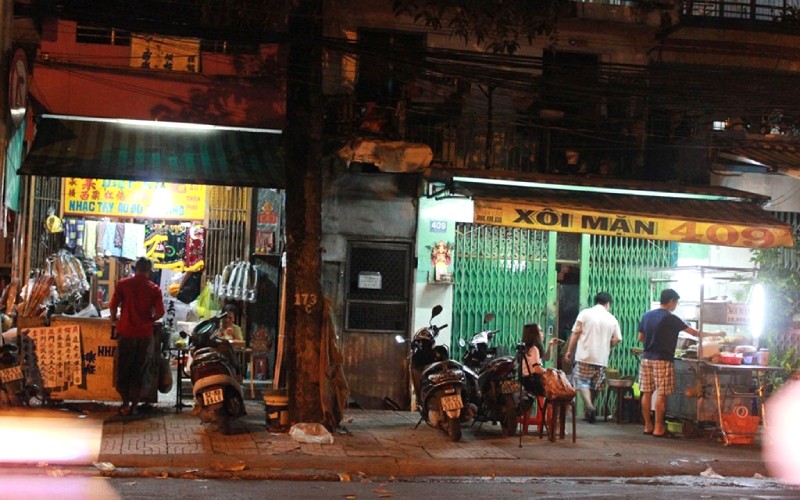 Góc Xôi nhà Xác về đêm