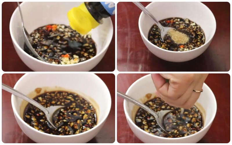 Nước chấm thịt vịt đậm đà