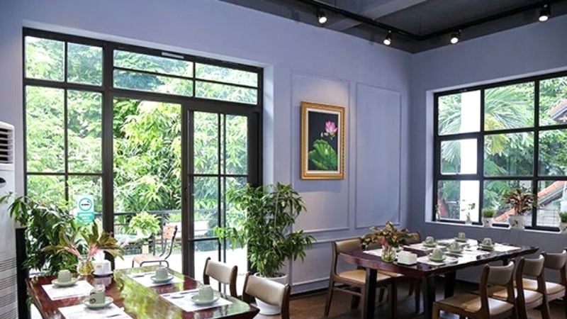 Không gian thoáng đãng.