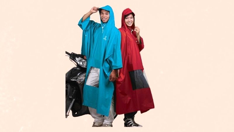 Áo mưa cánh dơi Poncho kinh tế