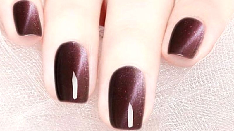 Nail mắt mèo nâu mới lạ