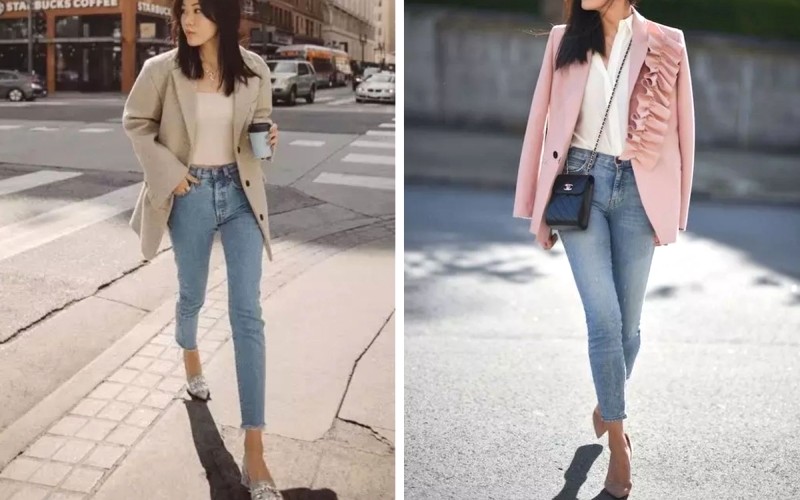 Phối đồ với quần jeans