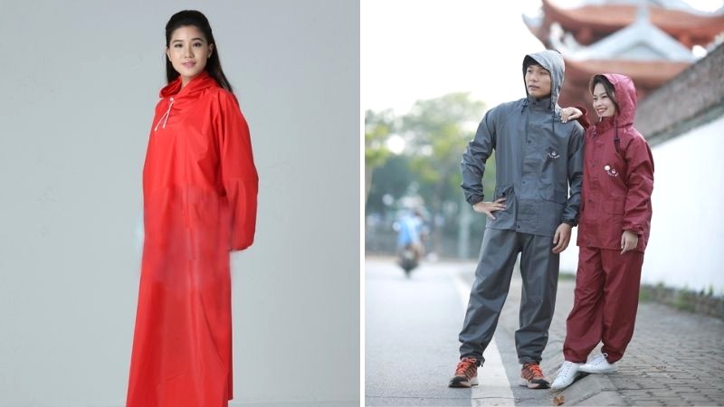 Áo mưa bộ 2 lớp PU Hưng Việt