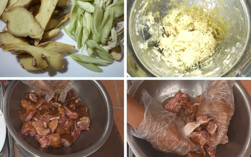 Ướp thịt thỏ