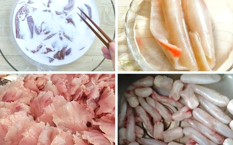 Sơ chế nguyên liệu nhúng lẩu