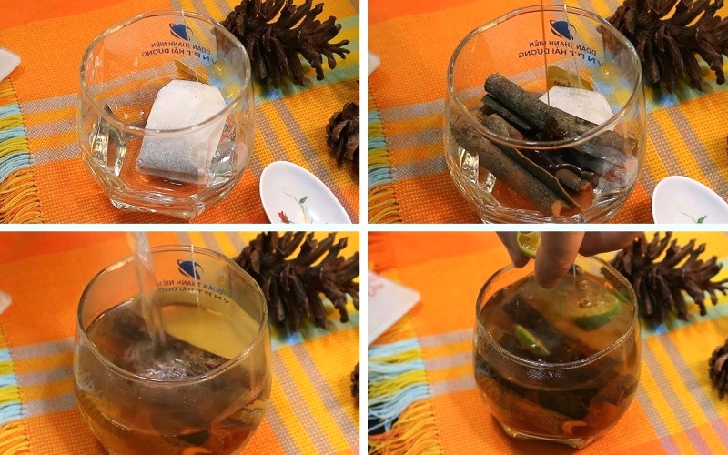 Pha trà quế mật ong