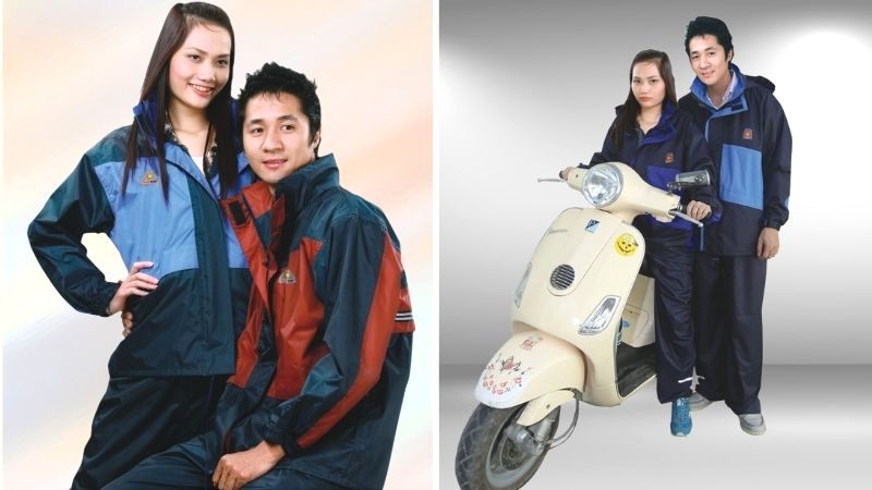 Bộ quần áo đi mưa Thủ Đô vàng