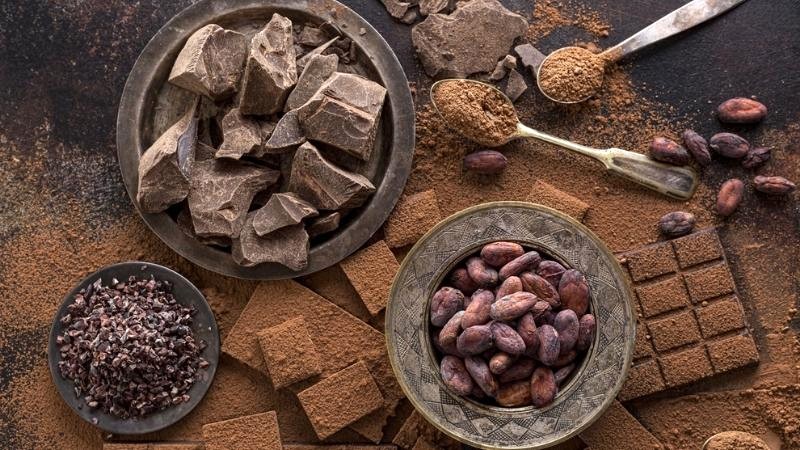 Cacao ngòi: ít đường, phù hợp làm phụ liệu.