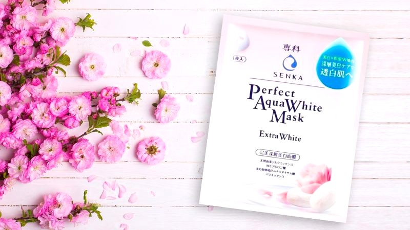 Mặt nạ trắng sáng Senka Perfect Aqua White