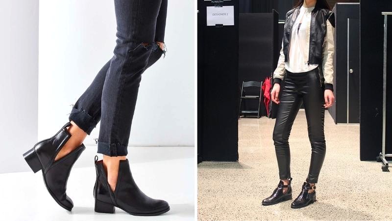 Cut-out boot và quần ôm body
