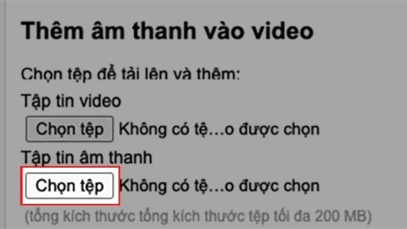 Chèn tập tin âm thanh vào